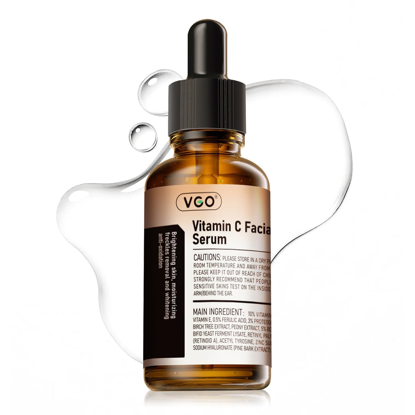 VGO Vitamin C Vitamin E Facial Serum, 30ml / 1.01oz