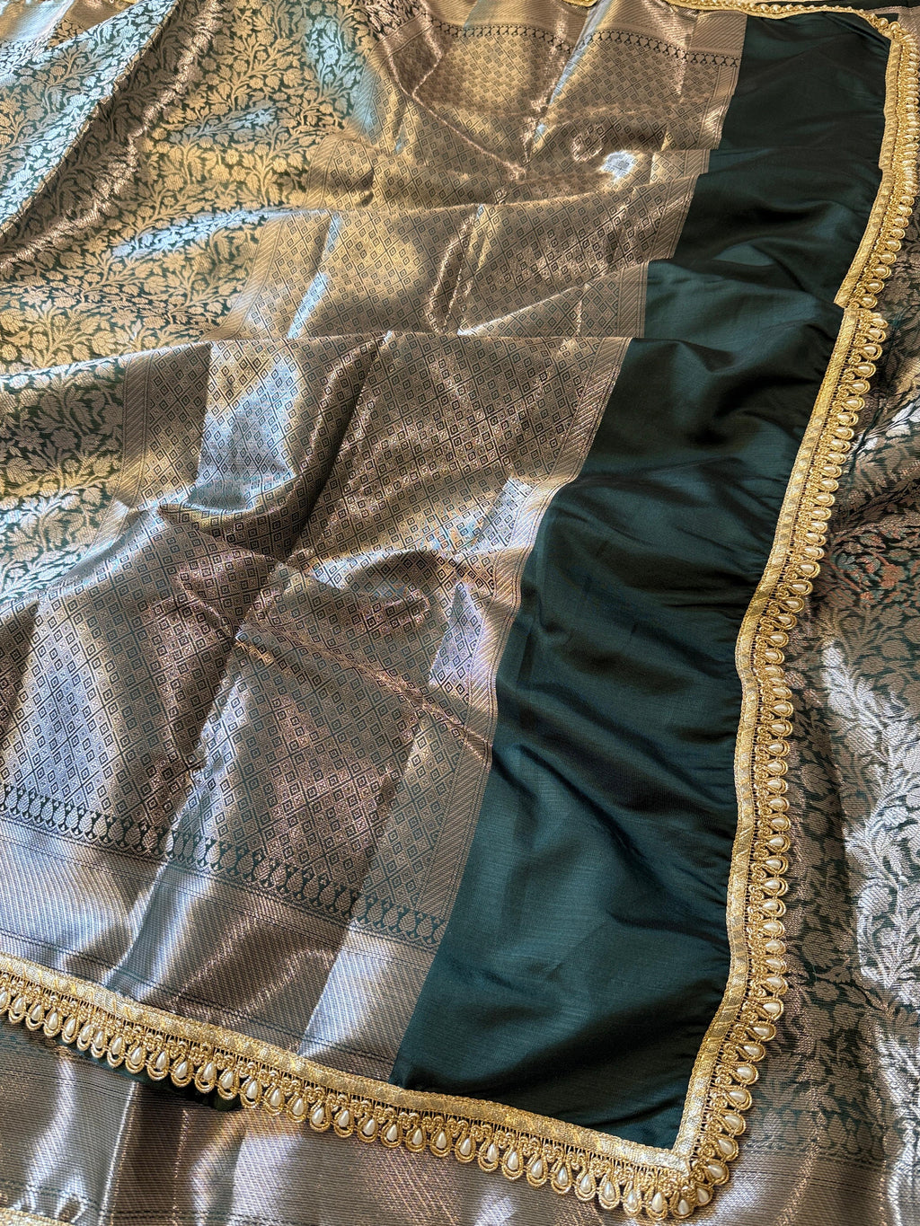 Banarasi Brocade Semi Katan Silk Saree