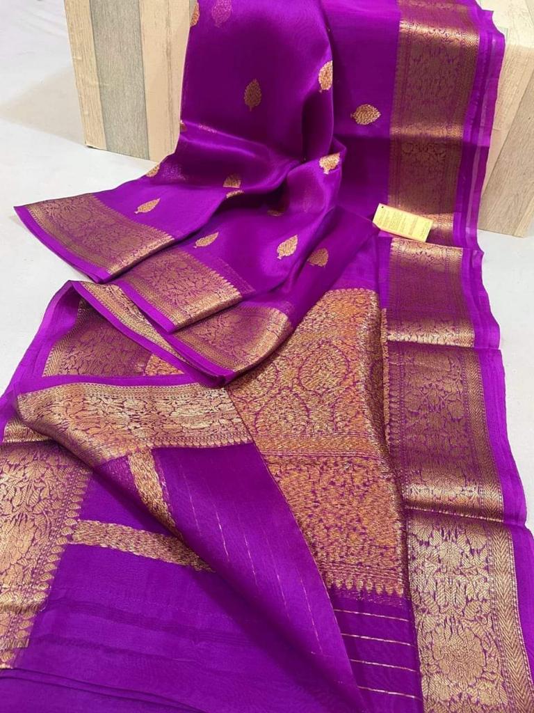 Banarasi Kora Organza Saree