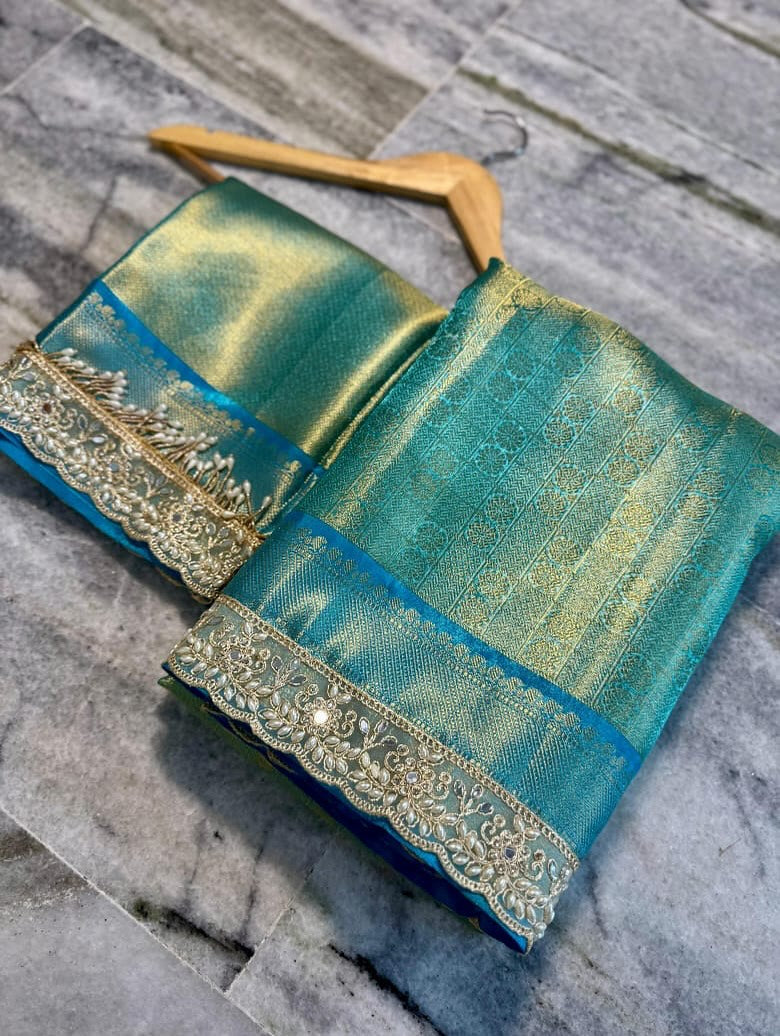 Banarasi Kanjivaram Katan Tissue Silk Saree