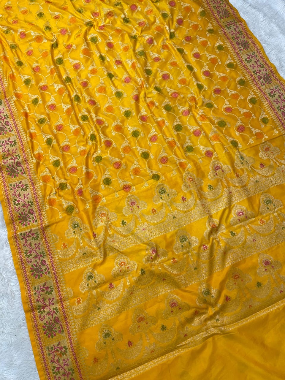 Banarasi Semi Katan Soft Silk Saree