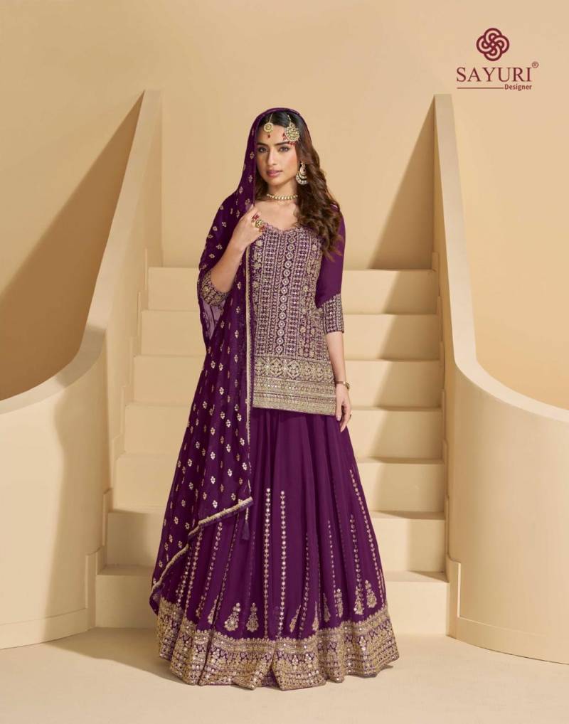 Sayuri Madhubala Georgette Designer Lehenga Choli Collection