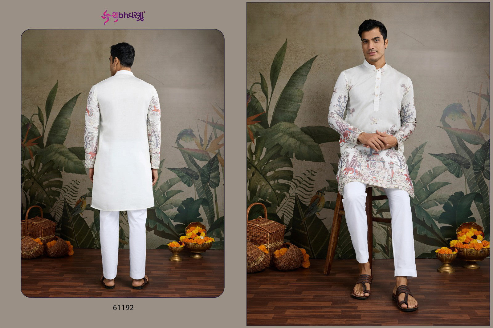 Shubhvastra The Desi Edit Viscose Silk Embroidered Kurta Collection