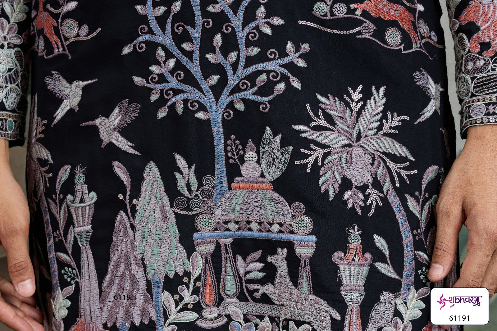 Shubhvastra The Desi Edit Viscose Silk Embroidered Kurta Collection