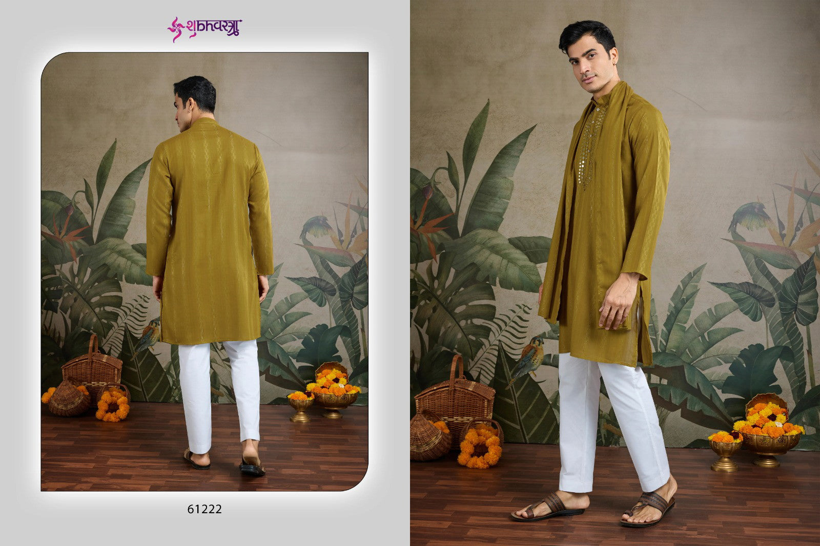 Shubhvastra Zari And Weaves Vol 2 Viscose Rayon Mens Kurta With Dupatta