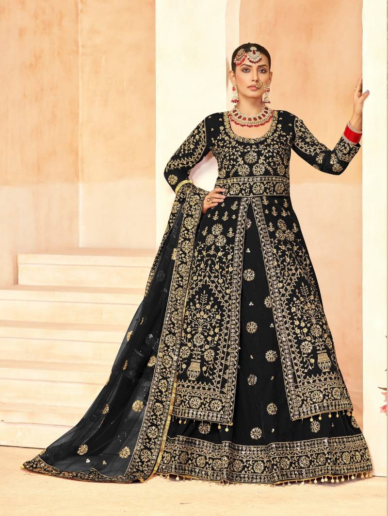 Senhora Kashish A To D Velvet Designer Lehenga Choli Collection