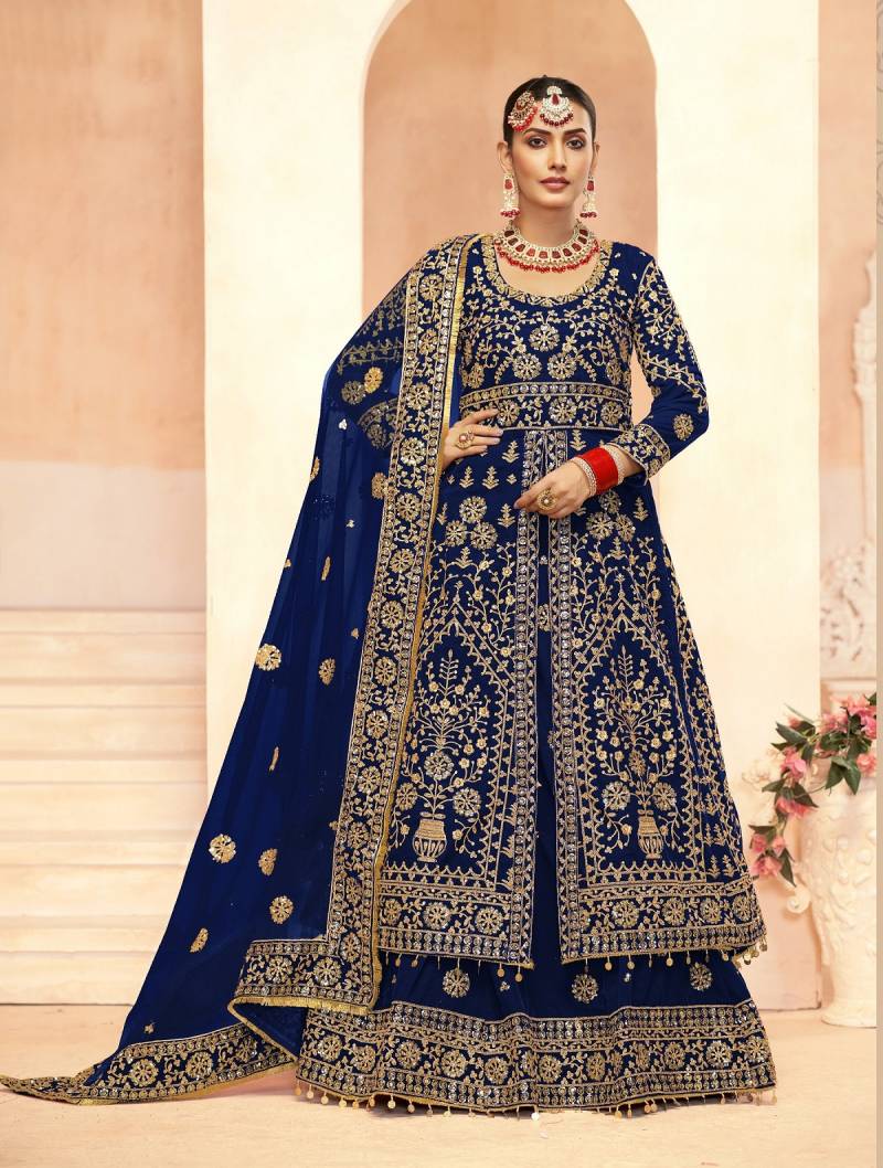 Senhora Kashish A To D Velvet Designer Lehenga Choli Collection