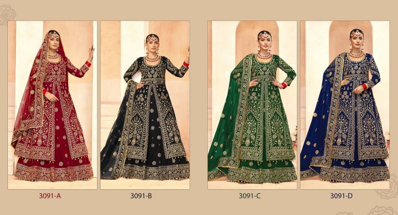 Senhora Kashish A To D Velvet Designer Lehenga Choli Collection