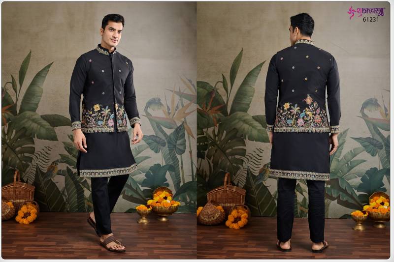 Shubhvastra Rajwada Attire 1 Cotton Mens Kurta With Koti