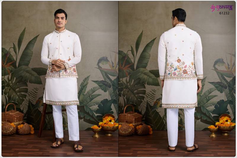 Shubhvastra Rajwada Attire 1 Cotton Mens Kurta With Koti