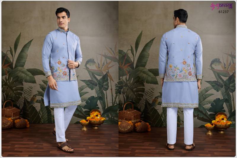 Shubhvastra Rajwada Attire 1 Cotton Mens Kurta With Koti