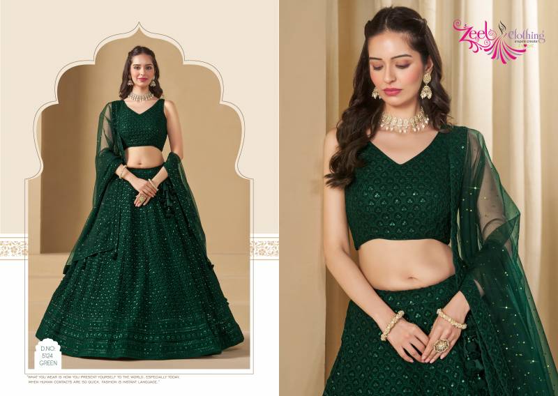 Zeel Florance Vol 1 Georgette Designer Lehenga Choli Collection