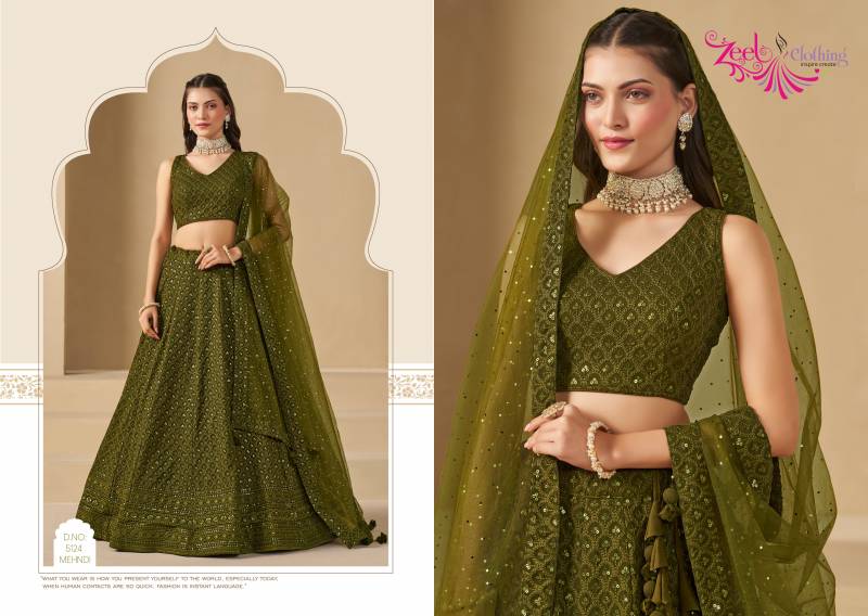 Zeel Florance Vol 1 Georgette Designer Lehenga Choli Collection