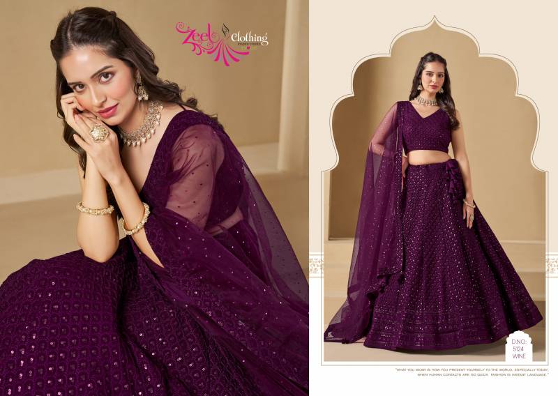 Zeel Florance Vol 1 Georgette Designer Lehenga Choli Collection