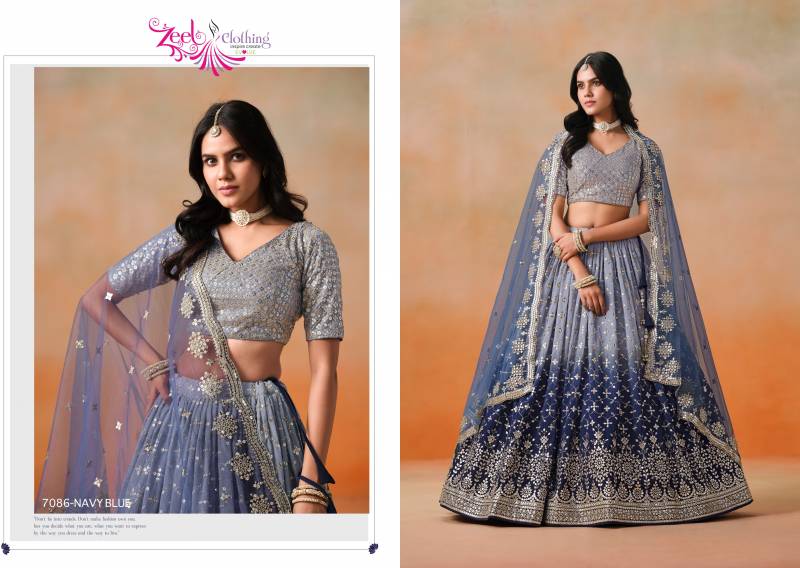Zeel Elegance Georgette Designer Lehenga Choli Collection