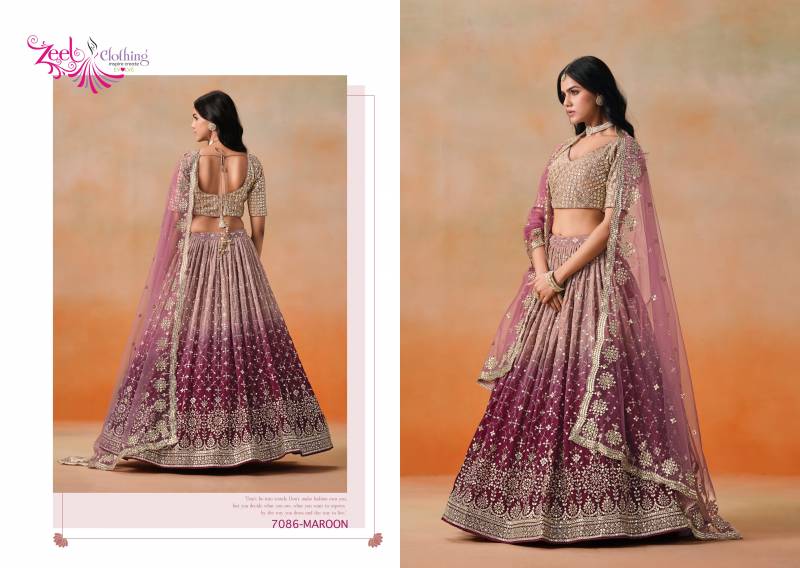 Zeel Elegance Georgette Designer Lehenga Choli Collection