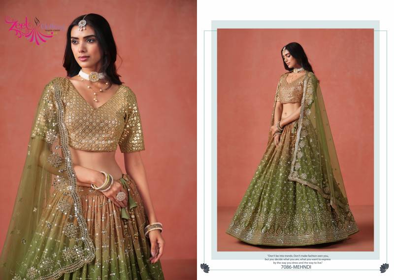 Zeel Elegance Georgette Designer Lehenga Choli Collection