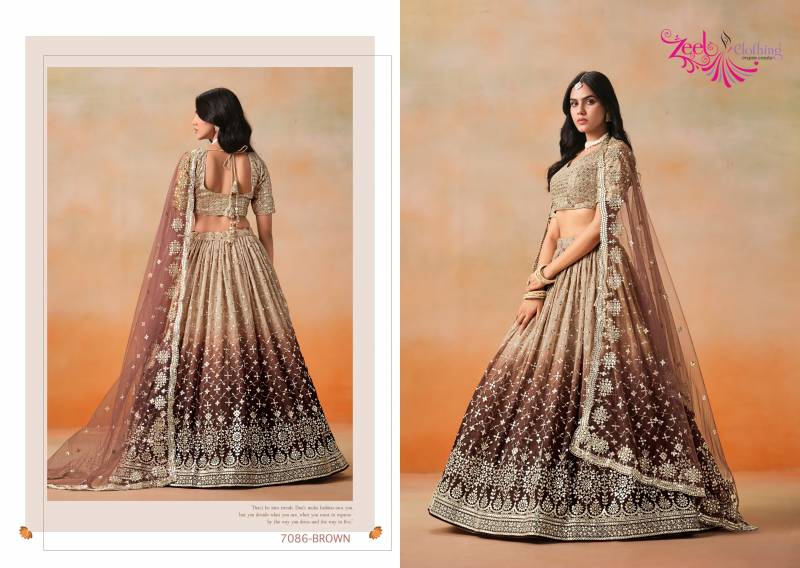 Zeel Elegance Georgette Designer Lehenga Choli Collection
