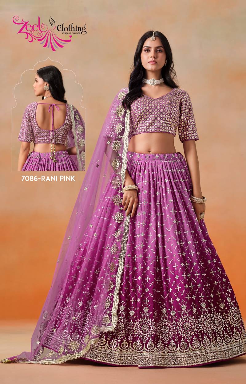 Zeel Elegance Georgette Designer Lehenga Choli Collection