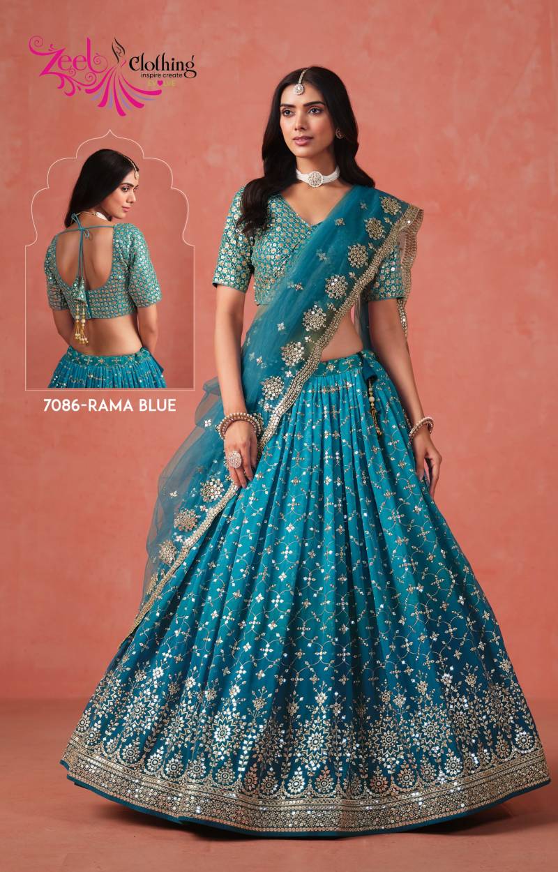 Zeel Elegance Georgette Designer Lehenga Choli Collection