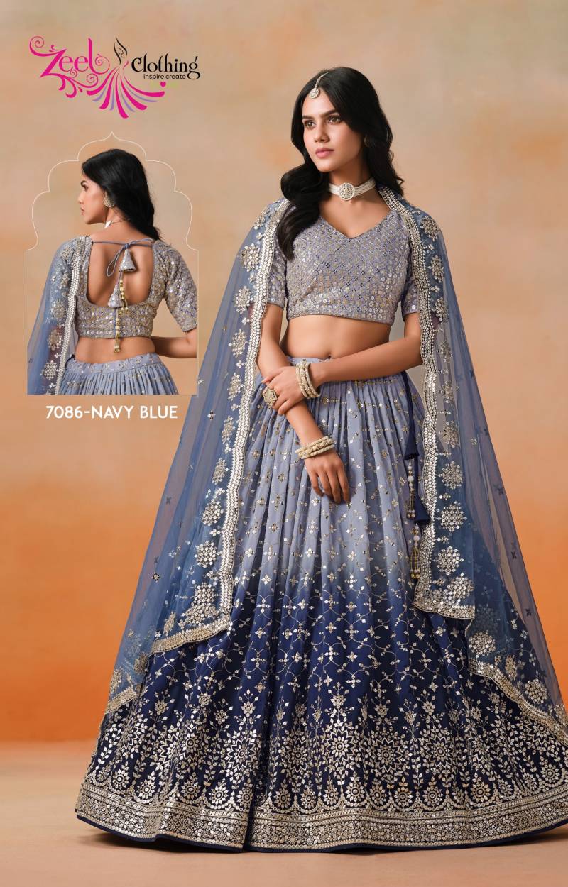 Zeel Elegance Georgette Designer Lehenga Choli Collection