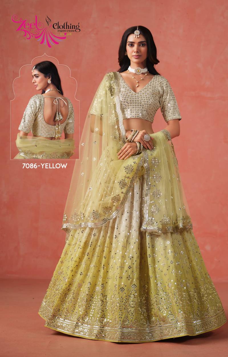 Zeel Elegance Georgette Designer Lehenga Choli Collection