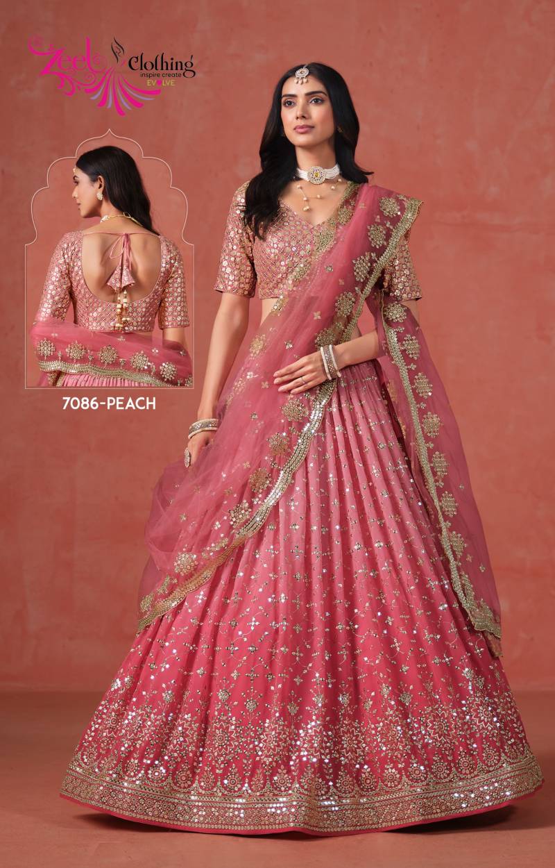 Zeel Elegance Georgette Designer Lehenga Choli Collection