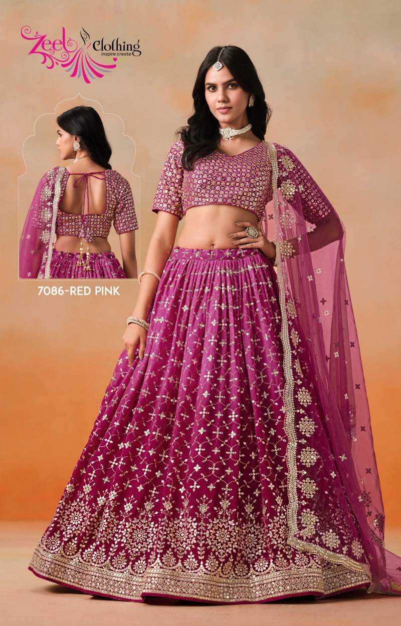 Zeel Elegance Georgette Designer Lehenga Choli Collection