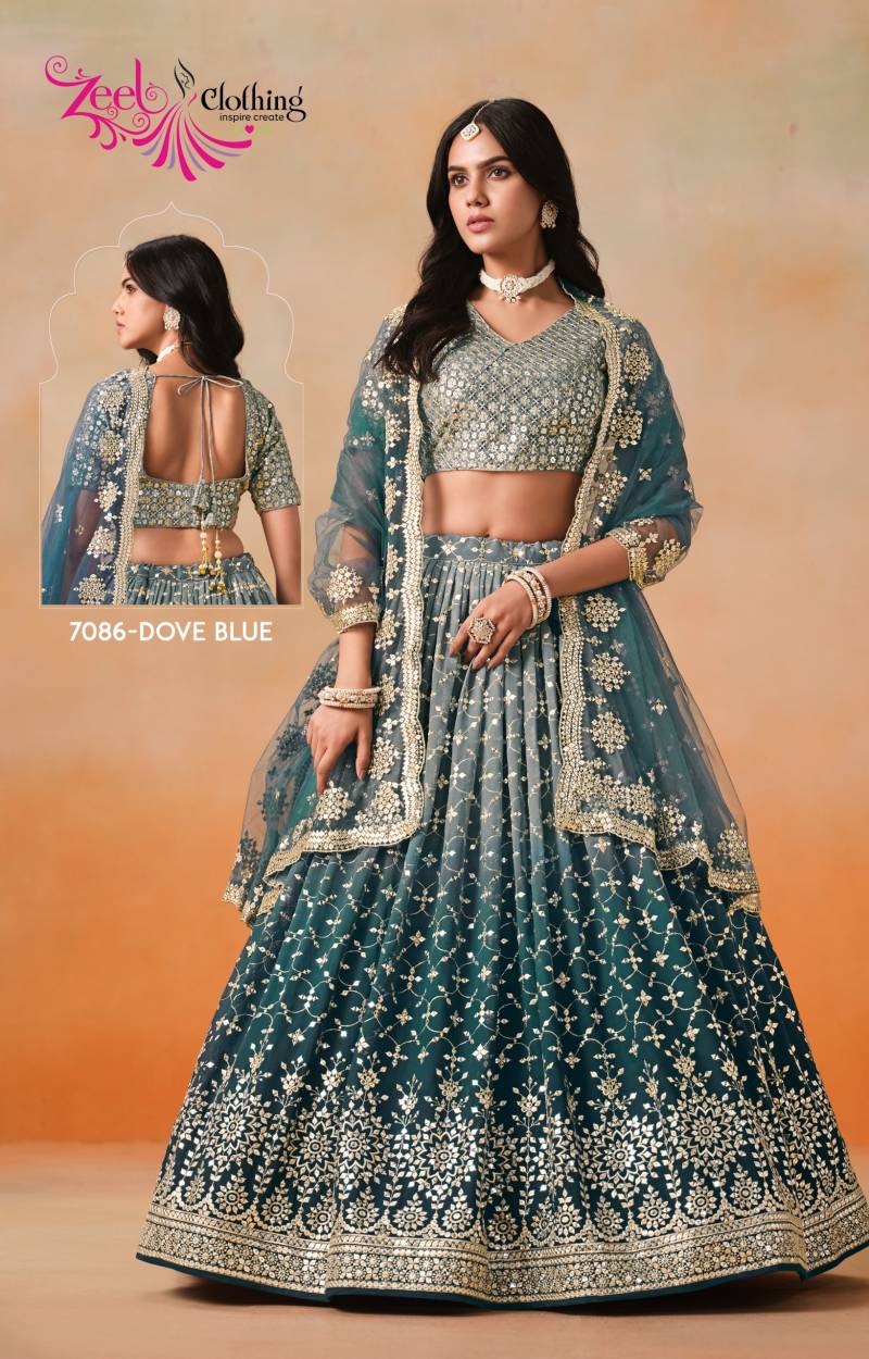 Zeel Elegance Georgette Designer Lehenga Choli Collection