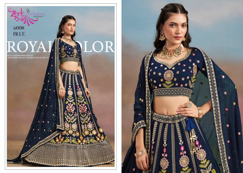 Zeel Miloni Georgette Designer Lehenga Choli Collection