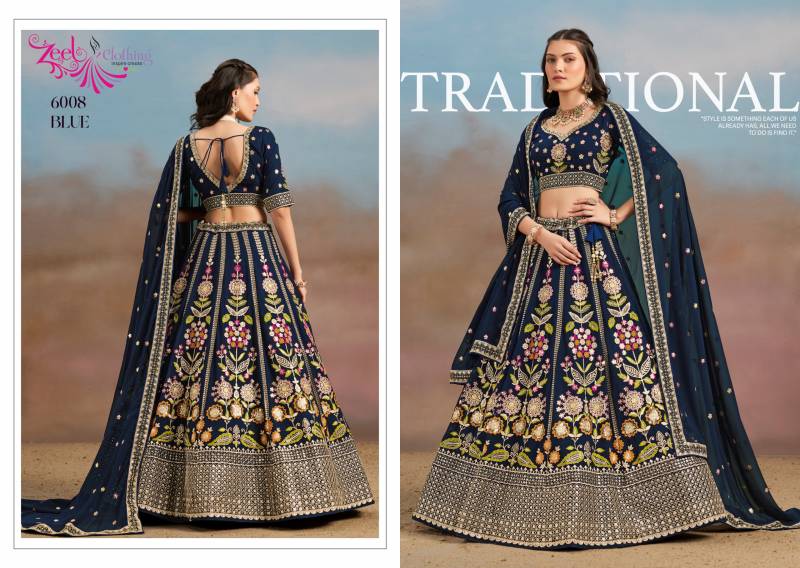 Zeel Miloni Georgette Designer Lehenga Choli Collection