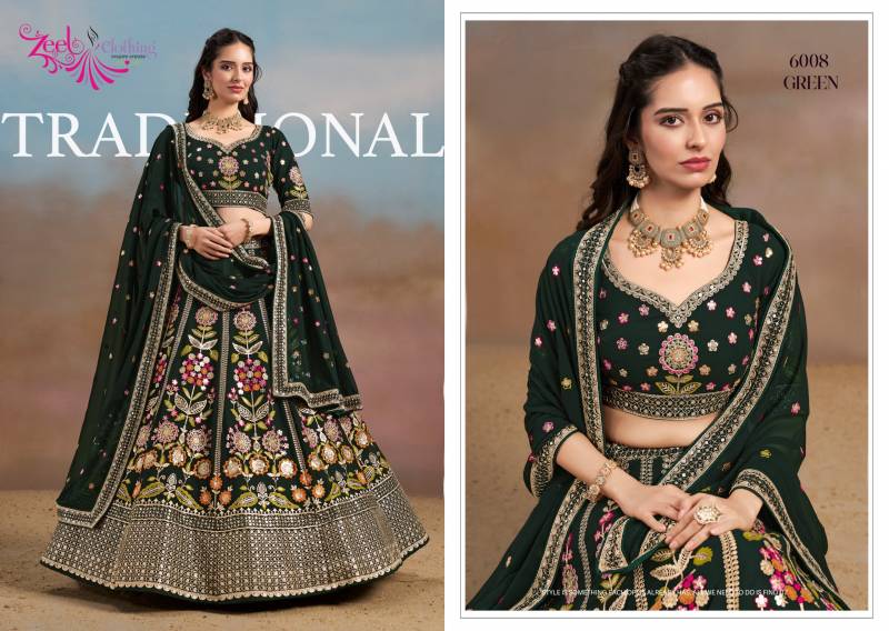 Zeel Miloni Georgette Designer Lehenga Choli Collection