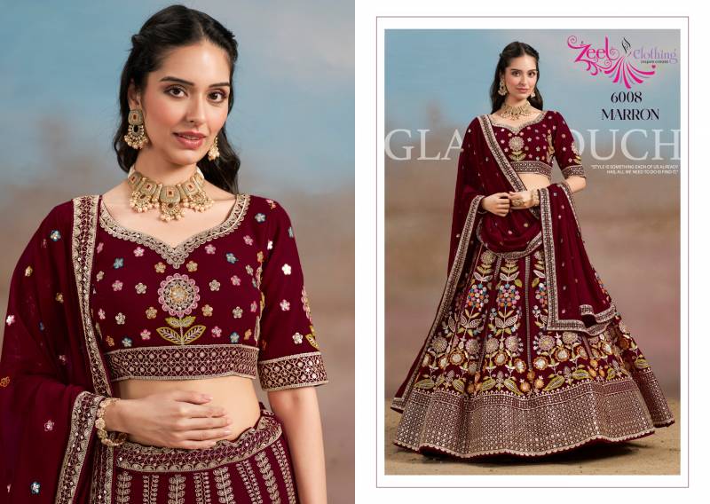 Zeel Miloni Georgette Designer Lehenga Choli Collection