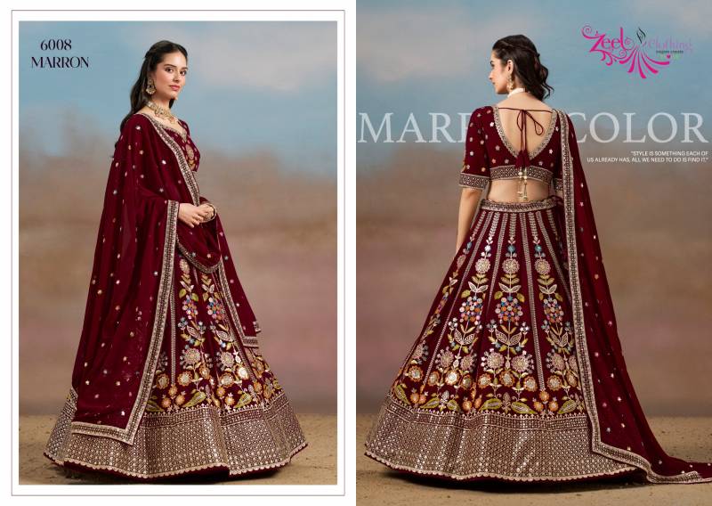 Zeel Miloni Georgette Designer Lehenga Choli Collection