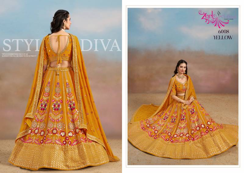 Zeel Miloni Georgette Designer Lehenga Choli Collection