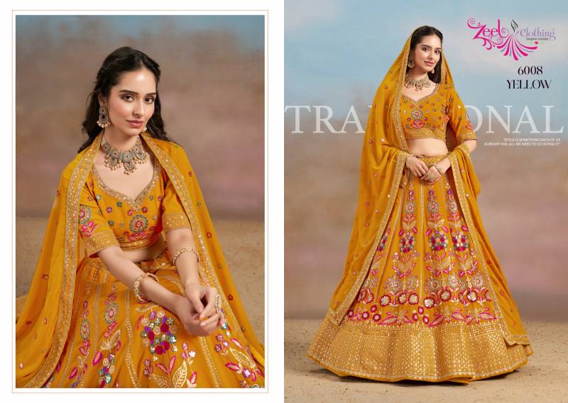 Zeel Miloni Georgette Designer Lehenga Choli Collection