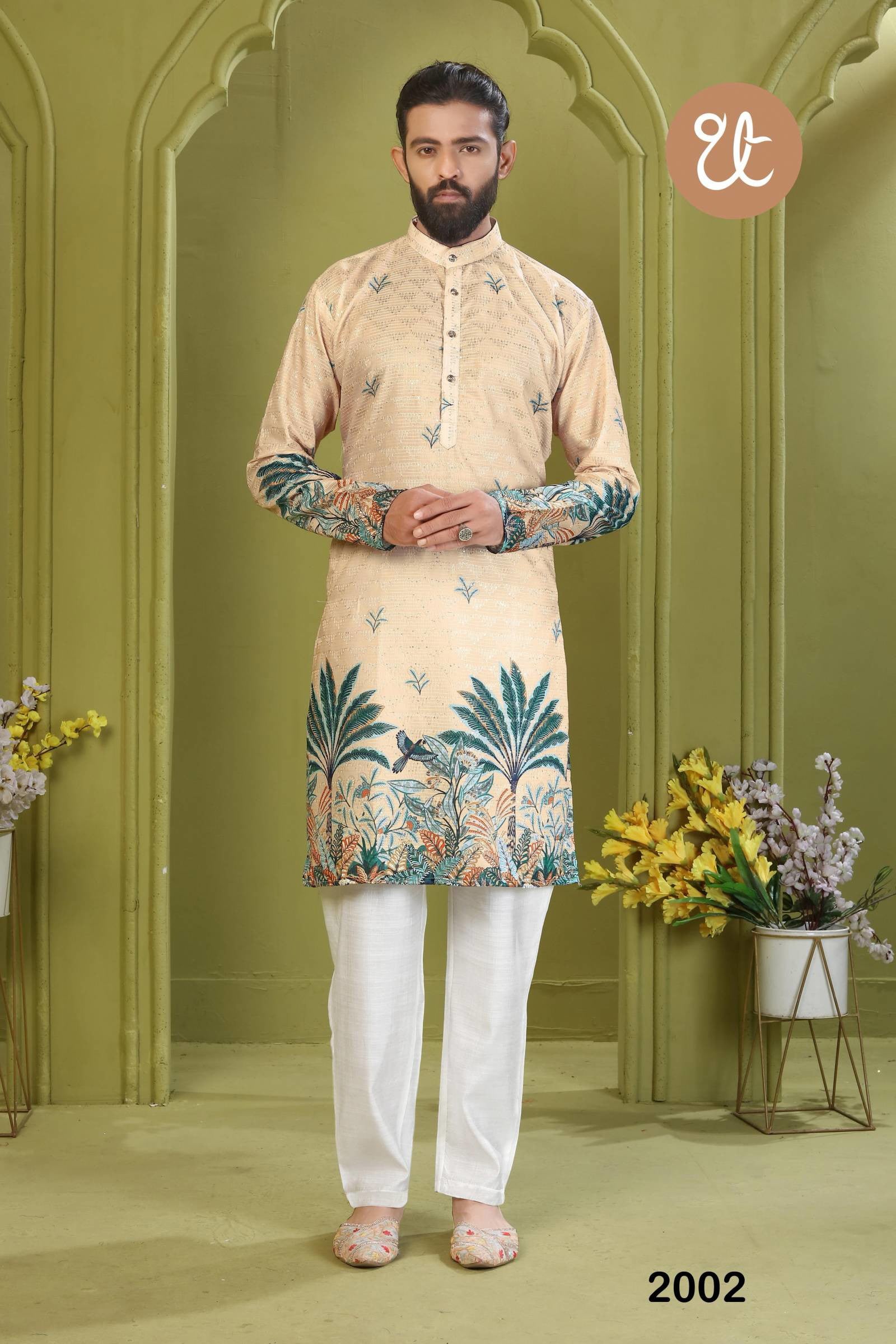 Aavyaar Vol 1 Rayon Digital Printed Mens Kurta Collection