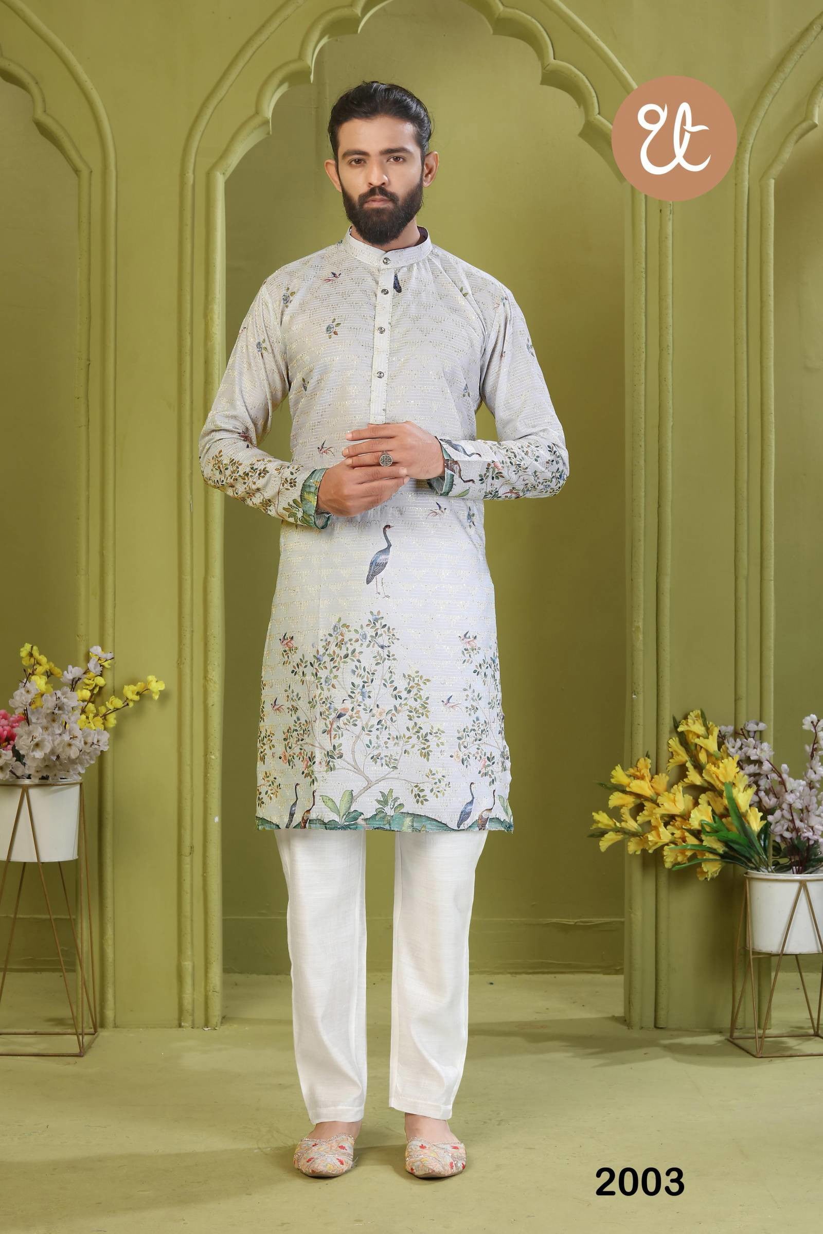 Aavyaar Vol 1 Rayon Digital Printed Mens Kurta Collection