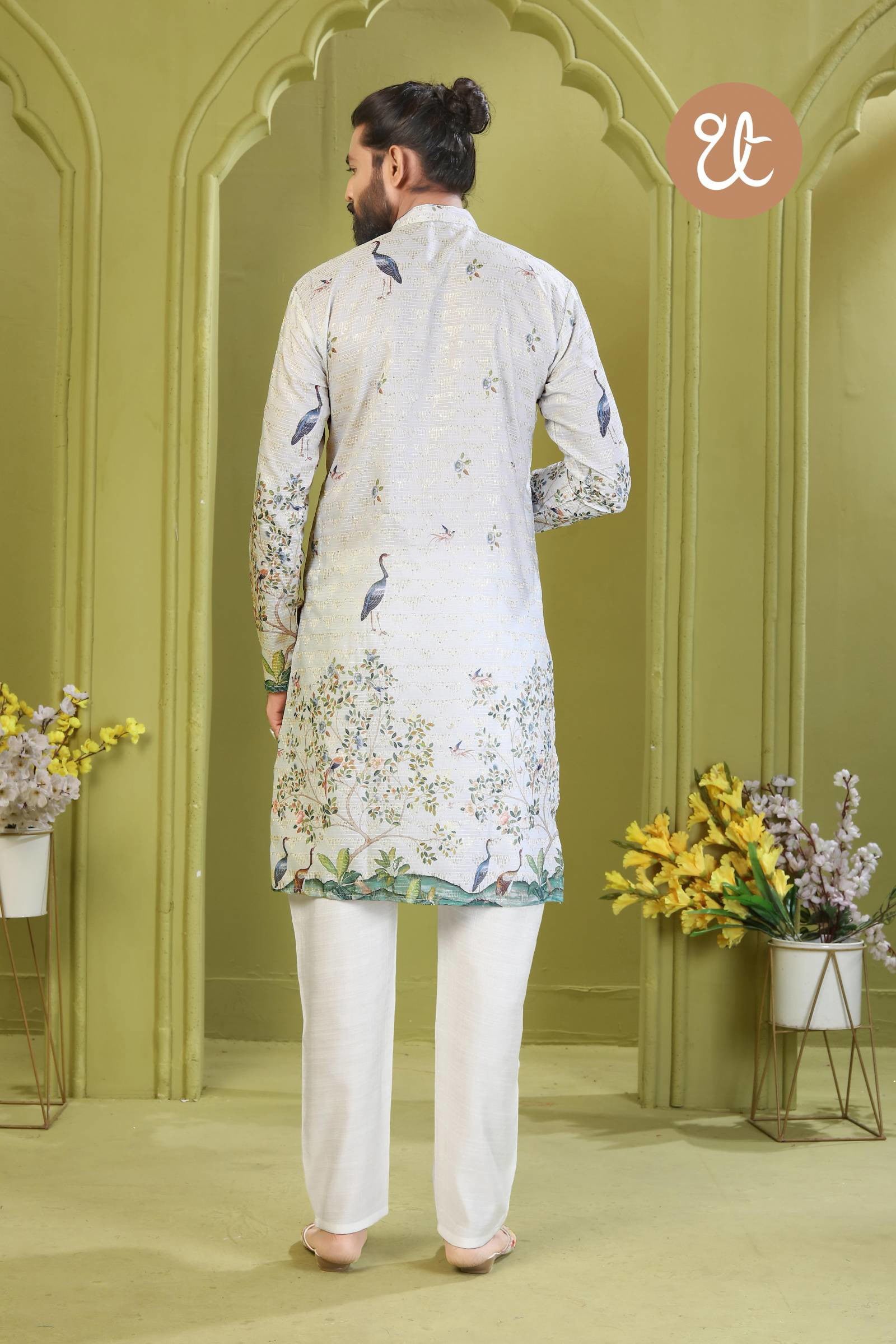 Aavyaar Vol 1 Rayon Digital Printed Mens Kurta Collection