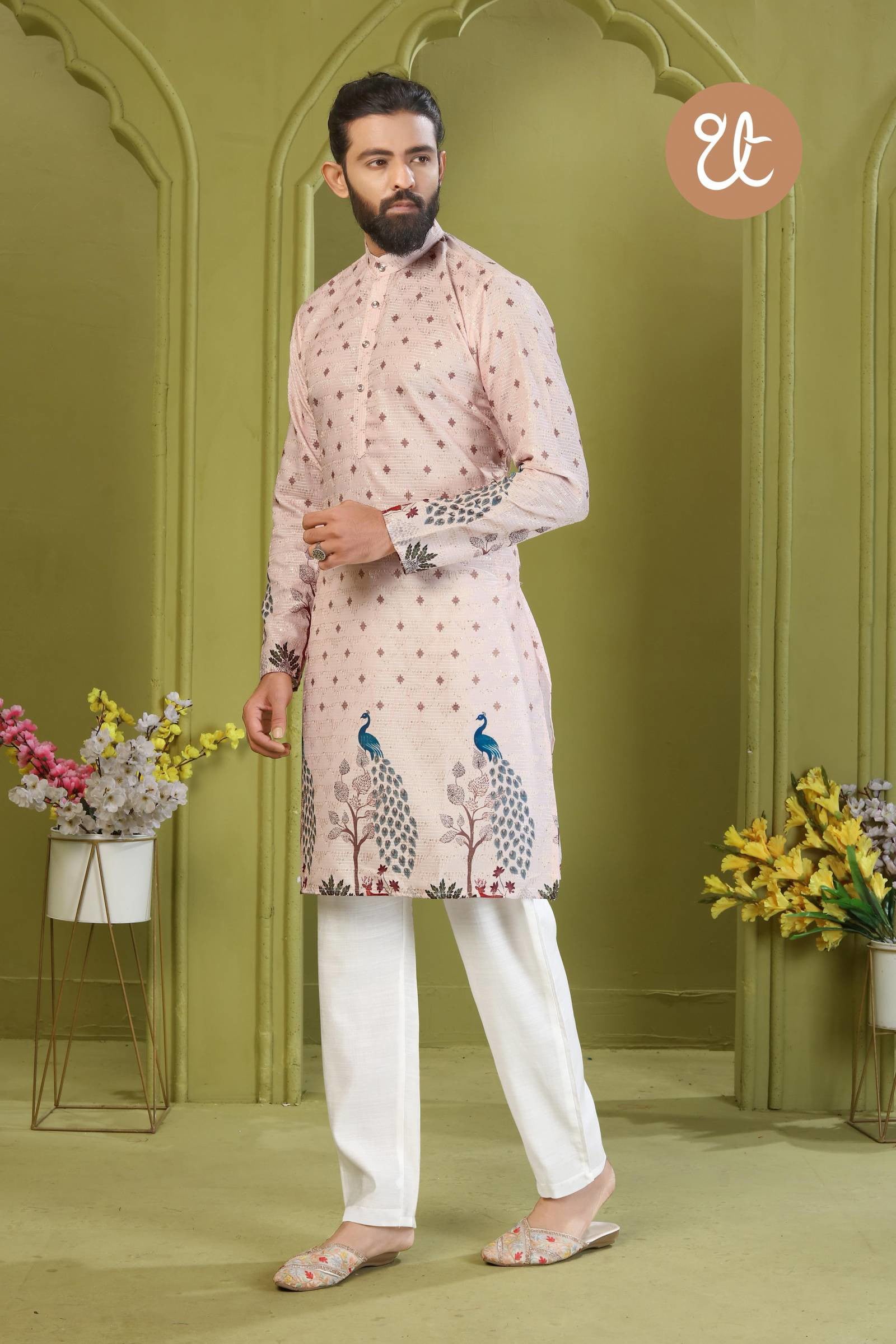 Aavyaar Vol 1 Rayon Digital Printed Mens Kurta Collection