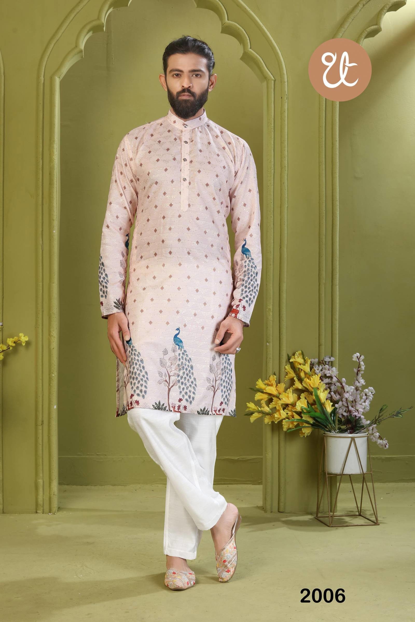 Aavyaar Vol 1 Rayon Digital Printed Mens Kurta Collection