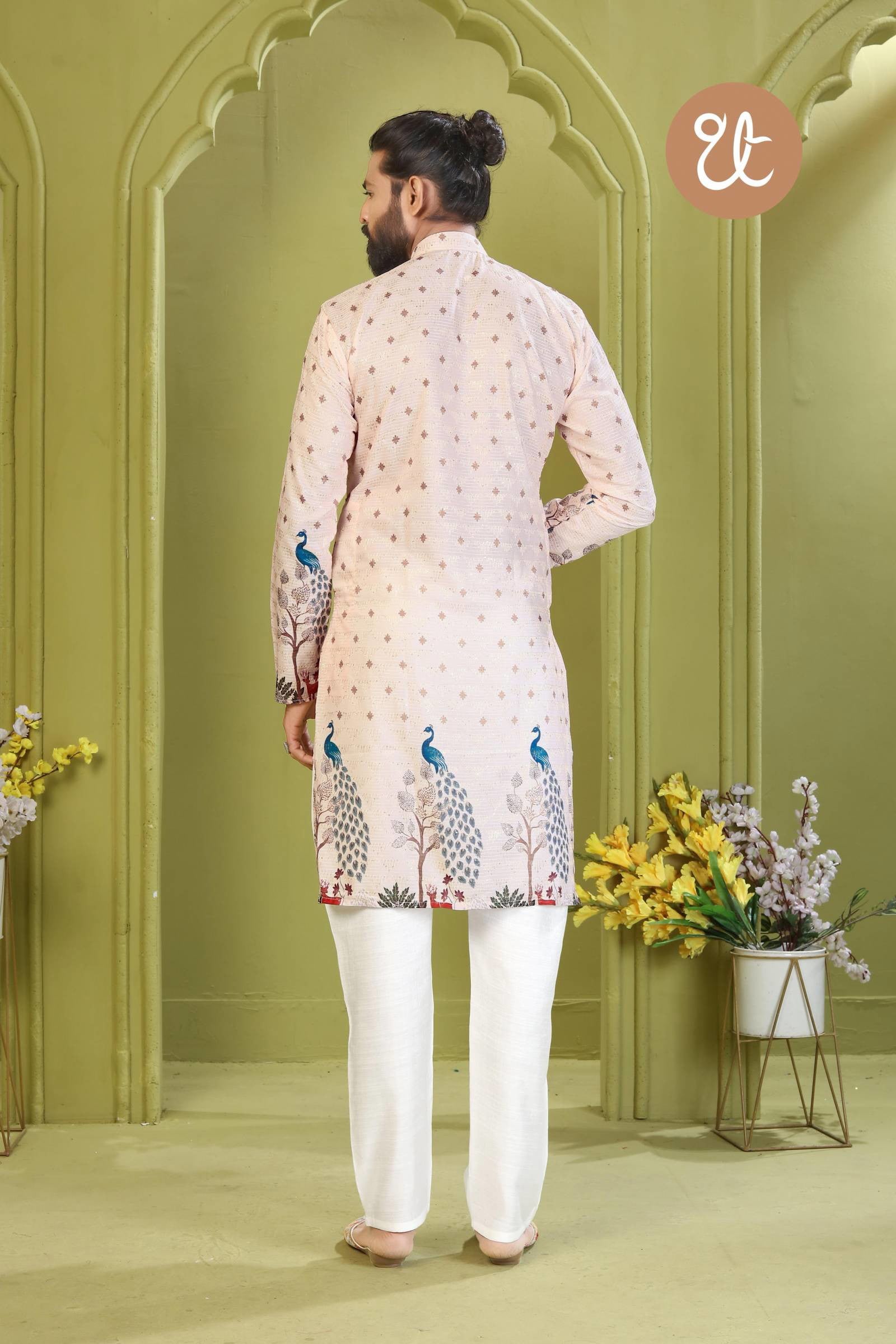 Aavyaar Vol 1 Rayon Digital Printed Mens Kurta Collection