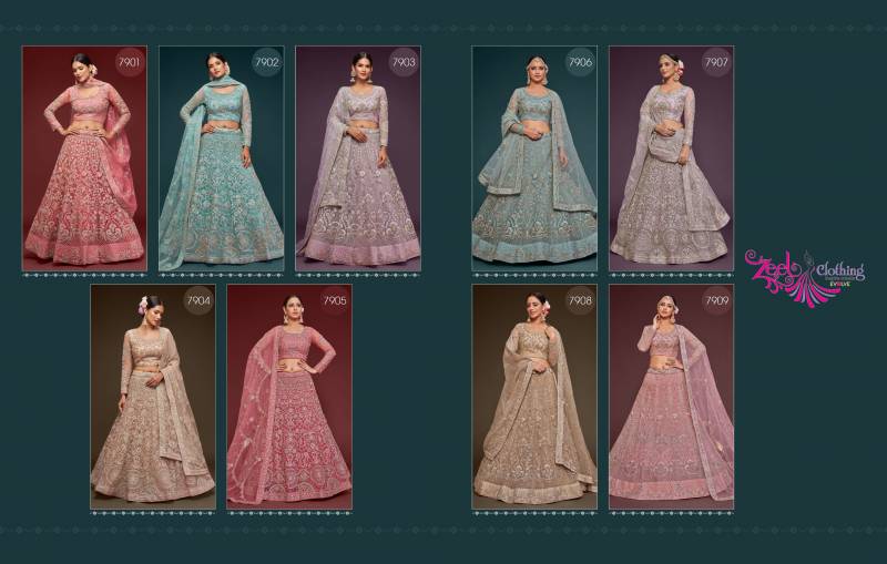 Zeel The Shimmers Vol 1 Designer Soft Net Lehenga Choli