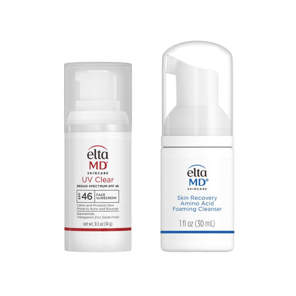 EltaMD UV Clear Face Sunscreen SPF 46, Oil Free for Face with Zinc Oxide, Dermatologist Recommended Sunscreen Lotion, For Acne-Prone Sensitive Skin, 1.7 oz Pump