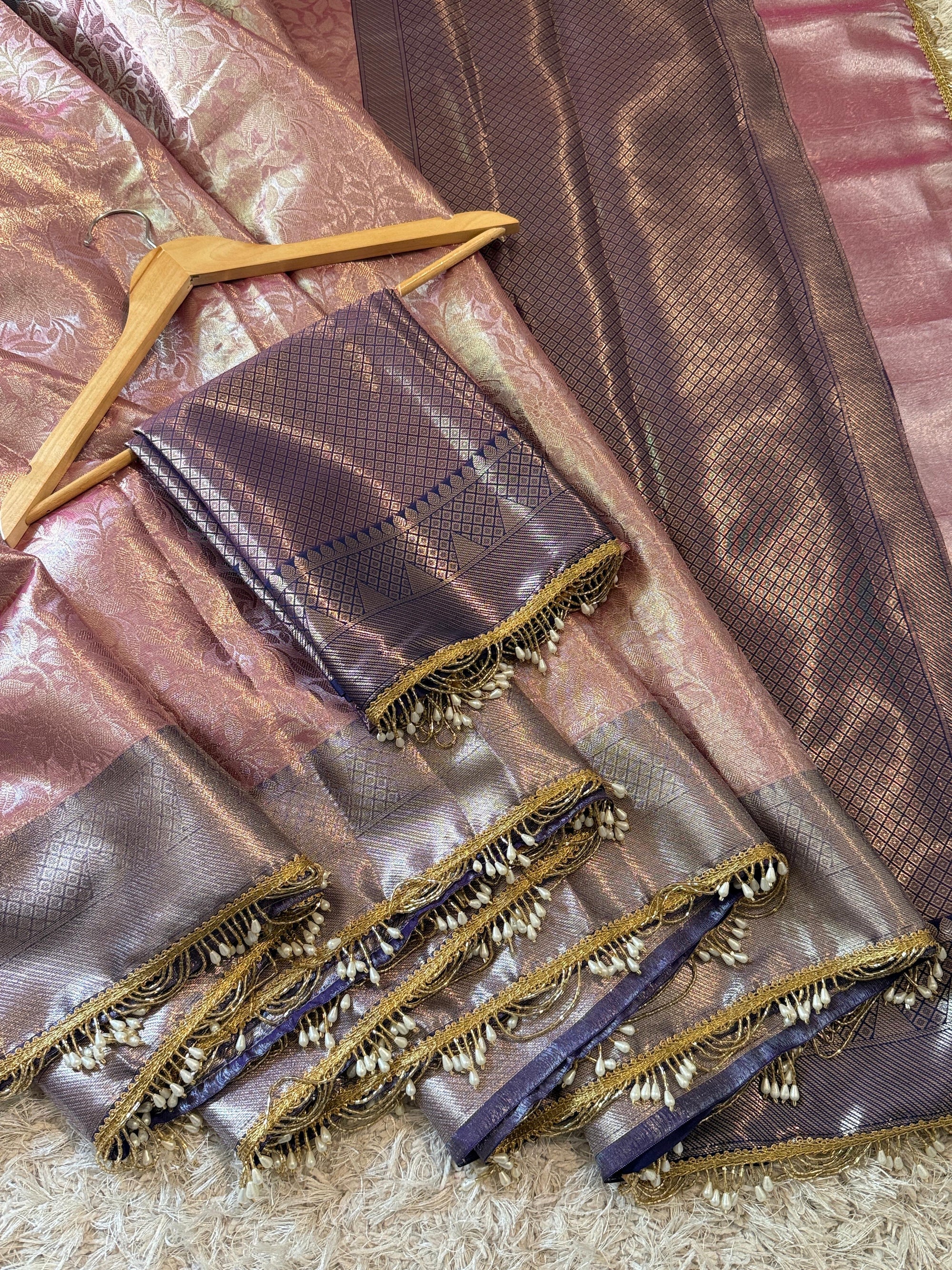 Banarasi Kanjivaram Tissue Silk Saree