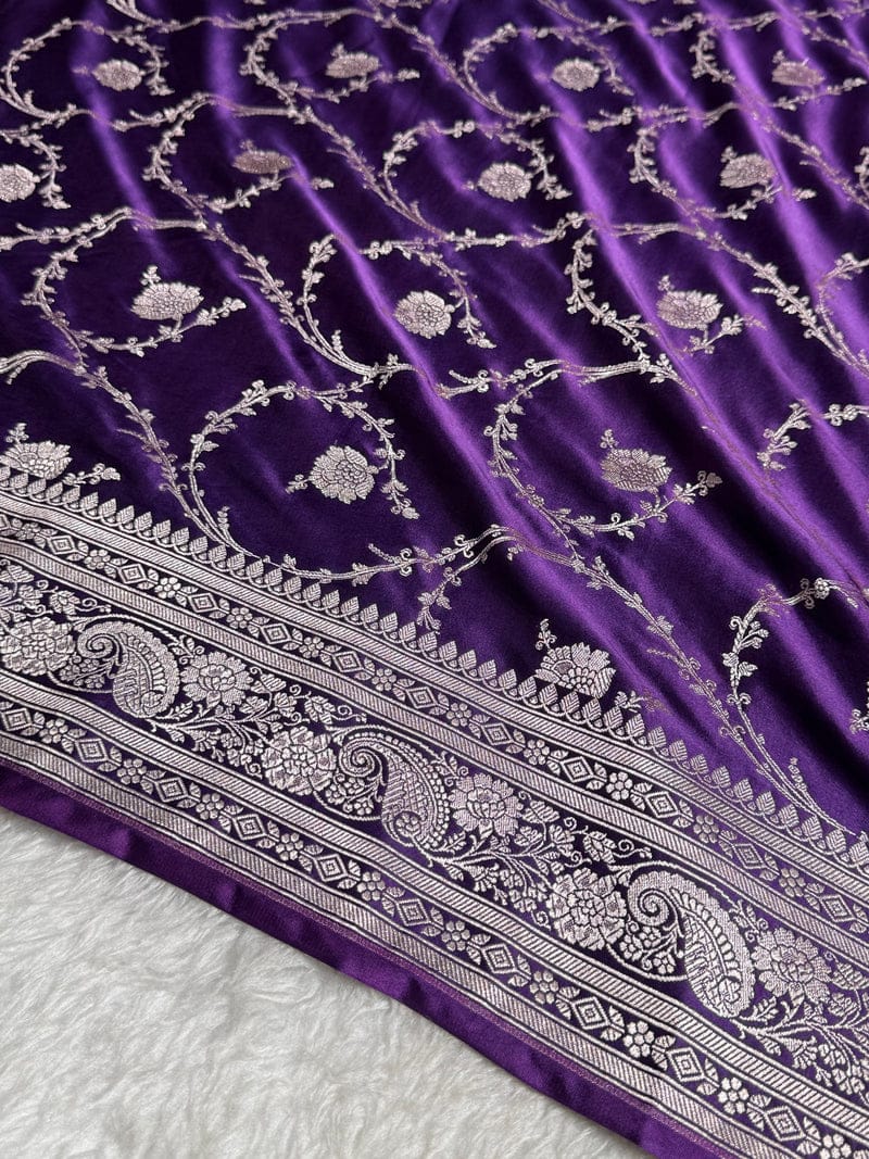 Banarasi Mashru Katan Soft Silk Saree
