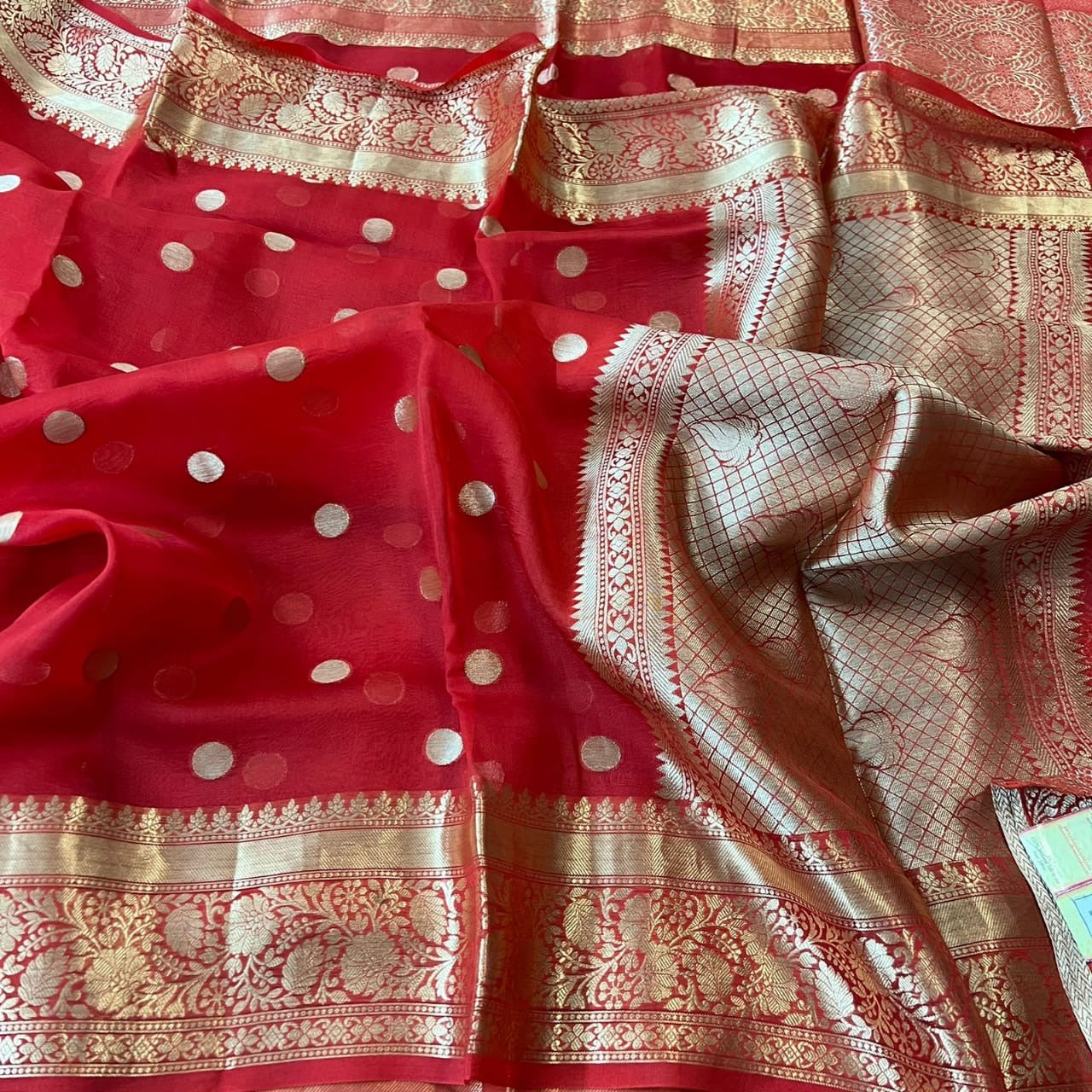 Banarasi Kora Organza Saree