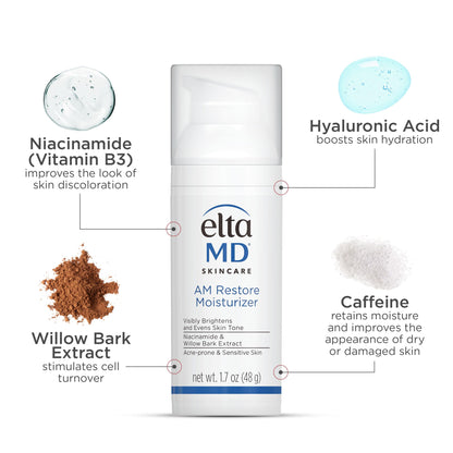EltaMD UV Clear Face Sunscreen SPF 46, Oil Free for Face with Zinc Oxide, Dermatologist Recommended Sunscreen Lotion, For Acne-Prone Sensitive Skin, 1.7 oz Pump