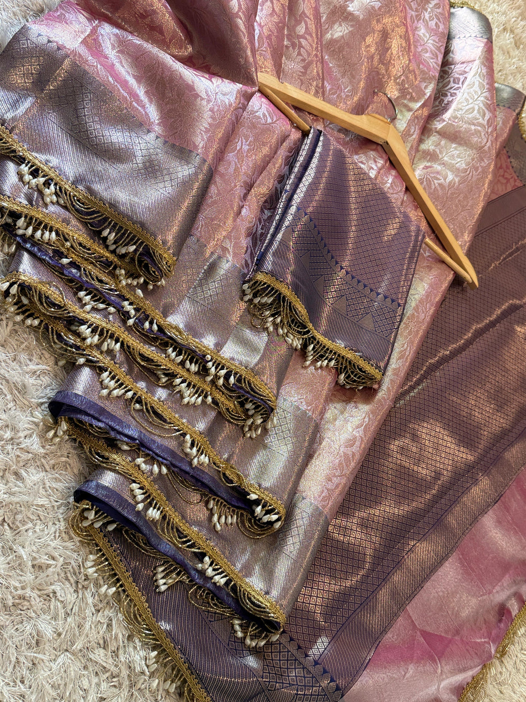 Banarasi Kanjivaram Tissue Silk Saree