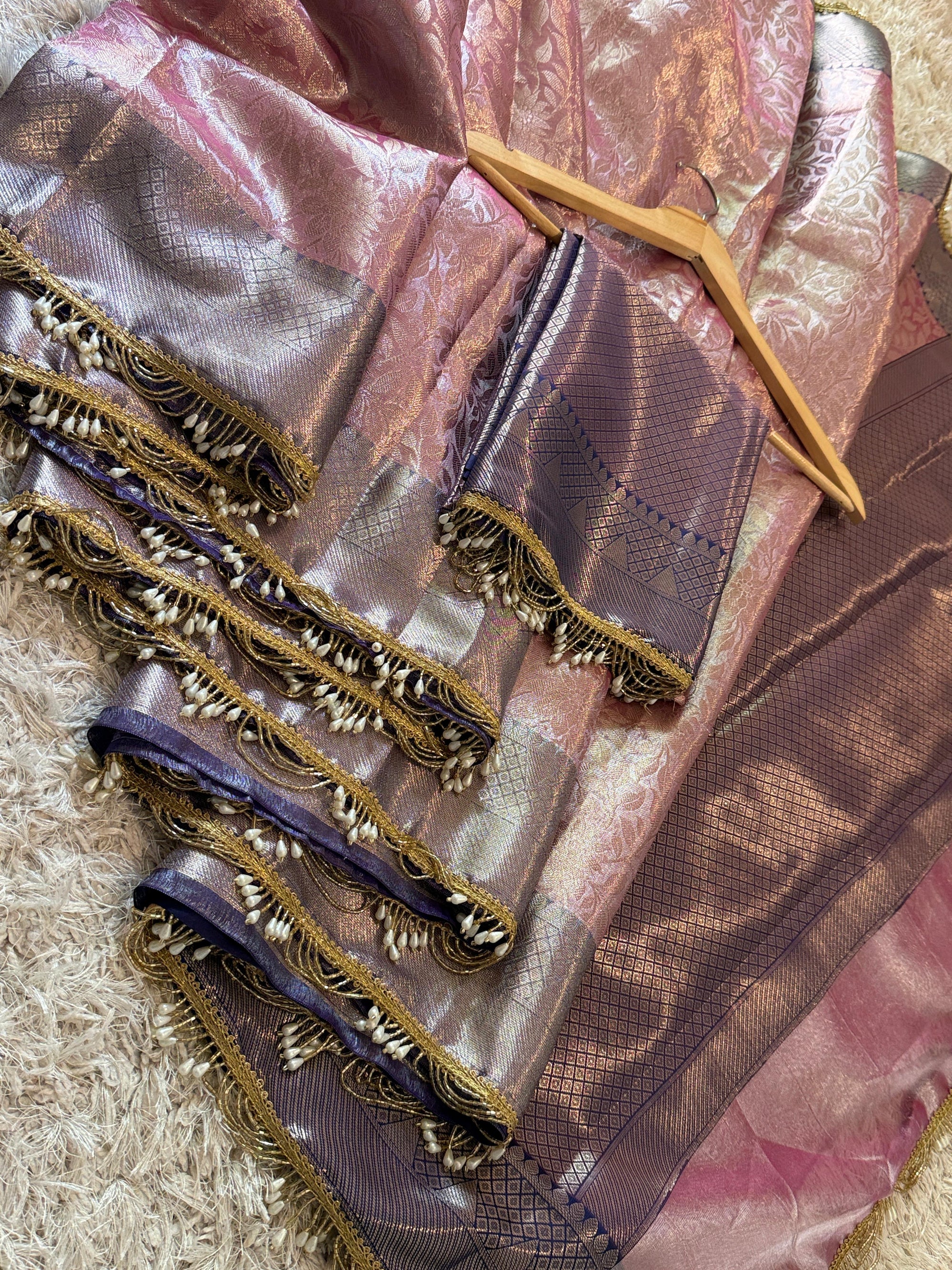 Banarasi Kanjivaram Tissue Silk Saree
